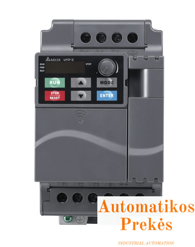 Dažnio keitiklis VFD022E43A, 380V, 2.2kW
