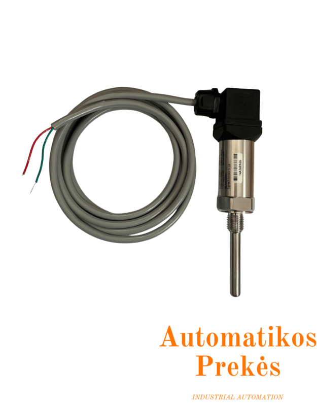 Integruotas temperatūros keitiklis su PT100 jutikliu, 4–20 mA, −50…+200 °C