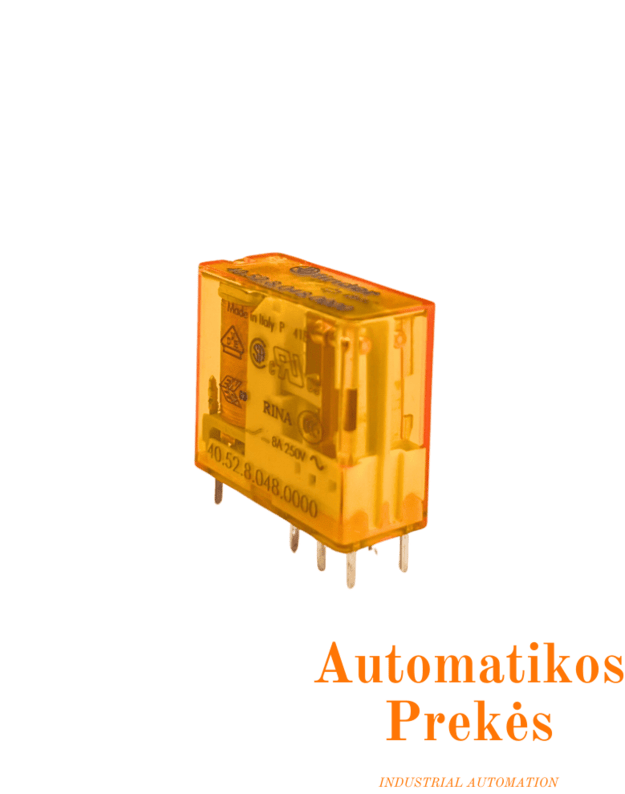 Finder relė 48V AC, 8A, 2CO 40.52.8.048.0000