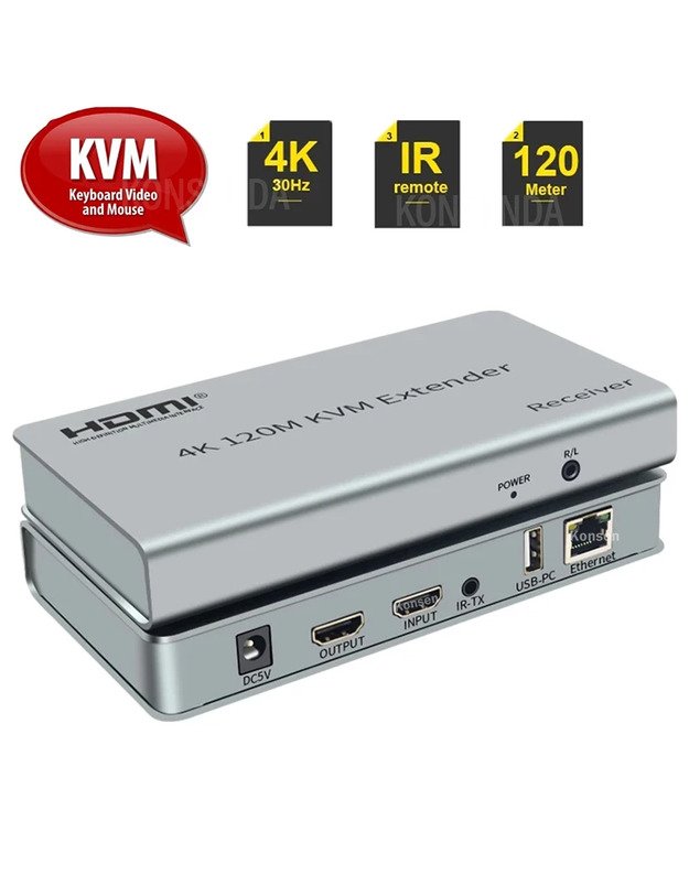 HDMI prapletėjas (extender) iki 120m 1080P