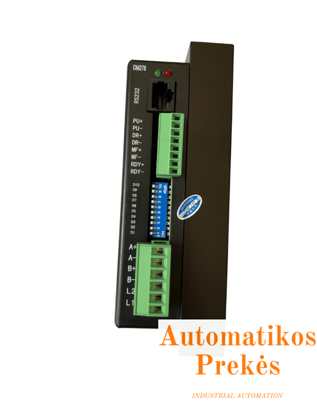 Pavara DM278 žingsniniam varikliui, 24-80VAC/40-100VDC, 7A