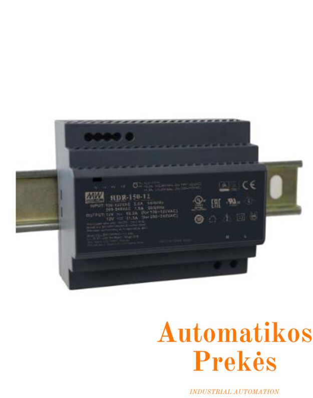 Impulsinis maitinimo šaltinis HDR-150-24, 6.25A, 24V	