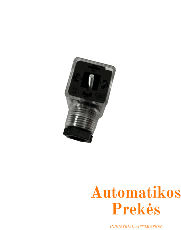 DC 24V Solenoidinės ritės jungtis hidrauliniam vožtuvui